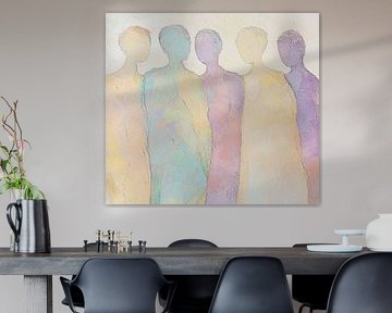 Figuren Abstract van Kunst Kriebels