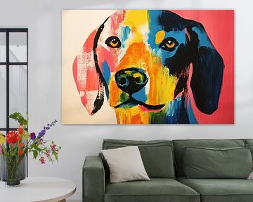 Dog Abstract by Modern Collection
