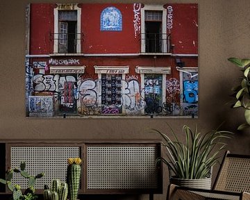 Graffitis à Faro sur Eddy Westdijk