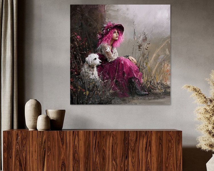 Example of the artwork in a room