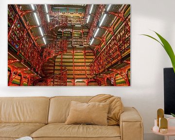 Handelingenkamer in Den Haag, bibliotheek door Cornelis Hendrik Peters
