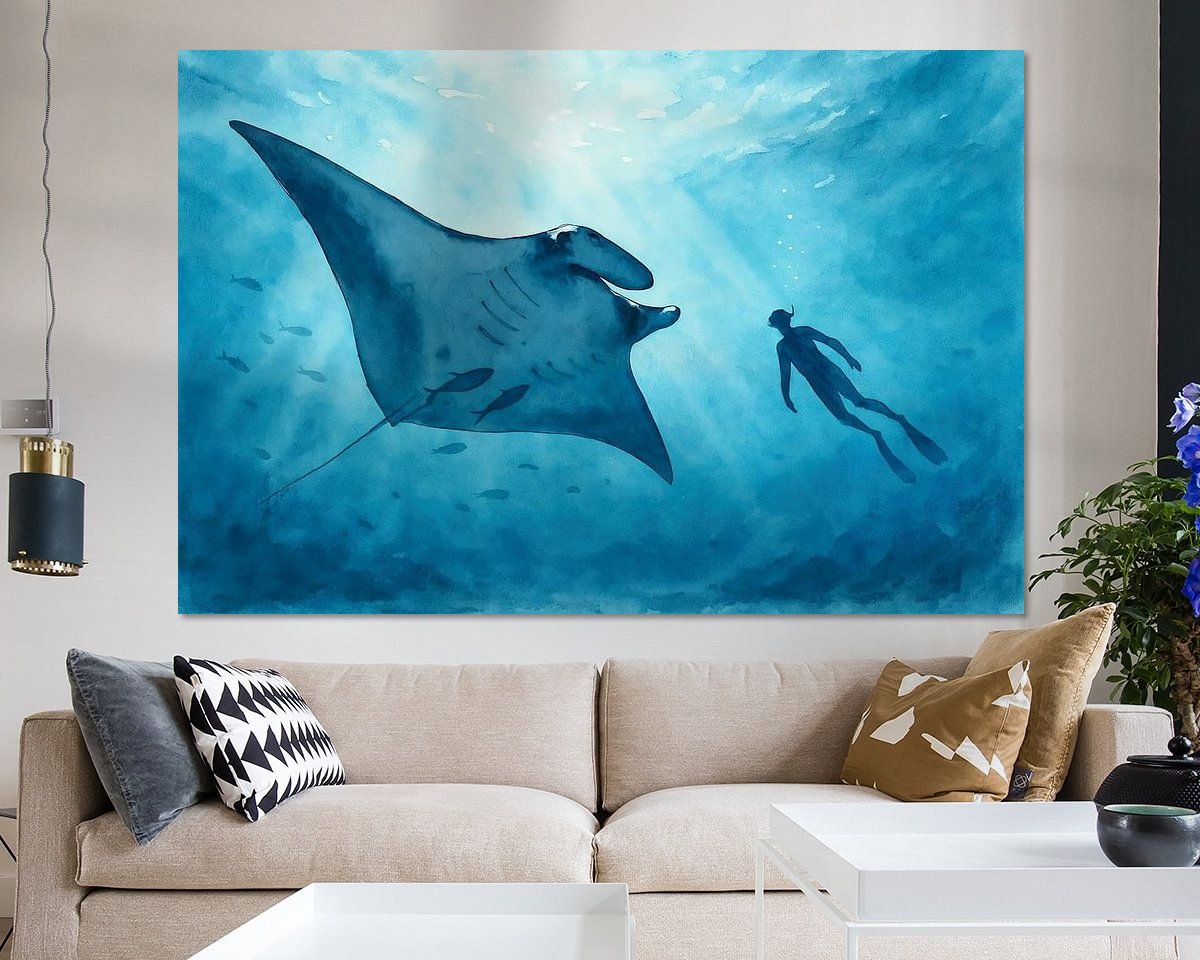 Example of the artwork in a room