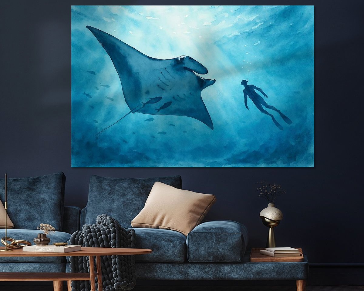 Example of the artwork in a room