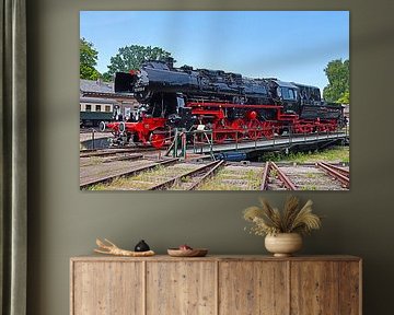 stoomtrein in beek bergen