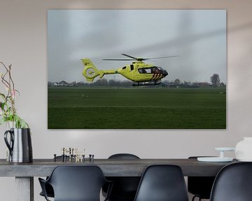 Traumahelikopter in groene omgeving by Tom fotografie