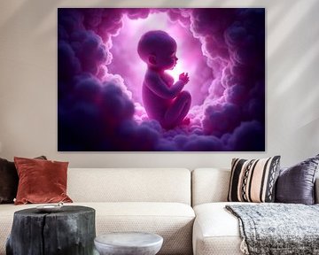 unborn baby in womb by Egon Zitter