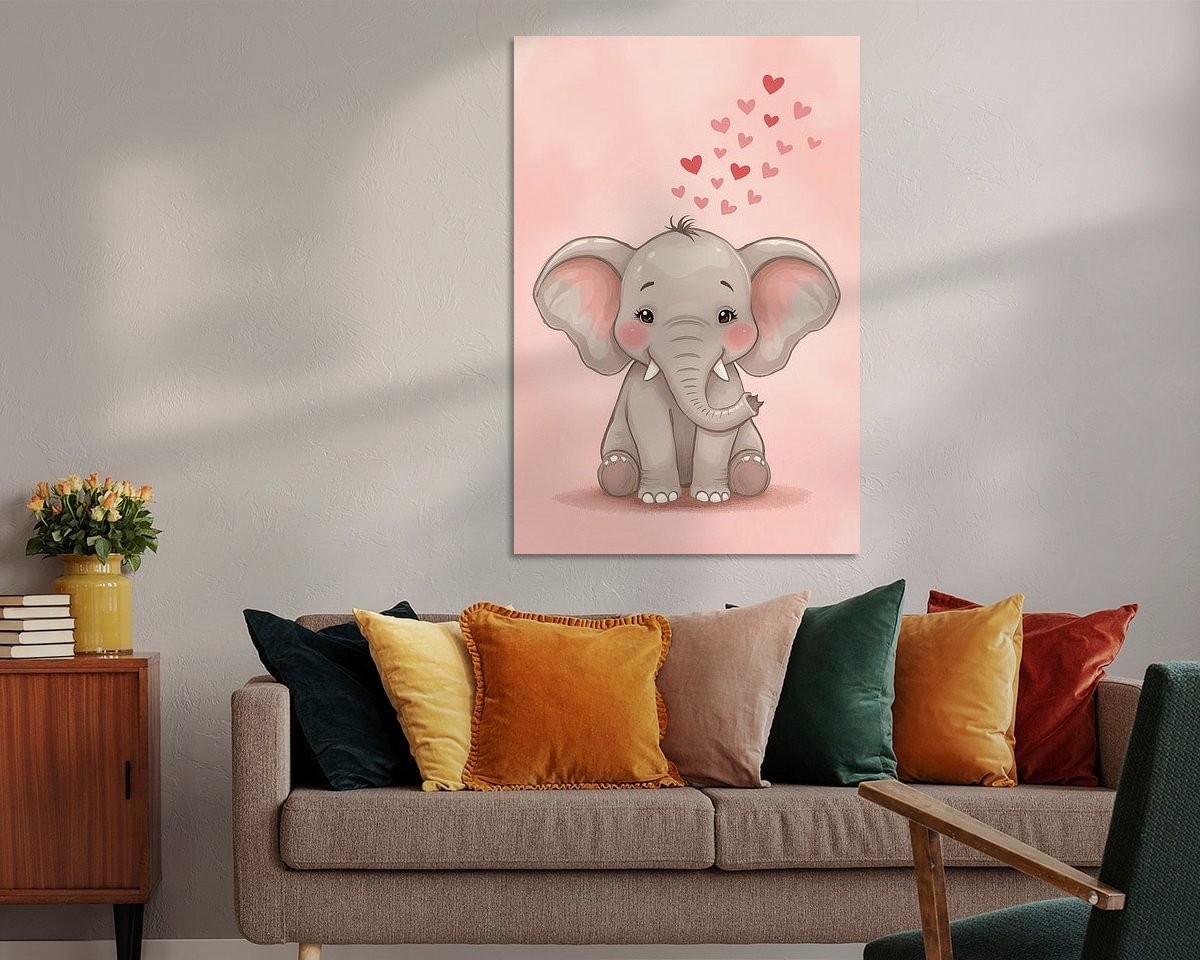 Example of the artwork in a room