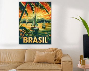 Tropisches Paradies in Brasilien: Klassische Freizeitkunst von Travel Shop