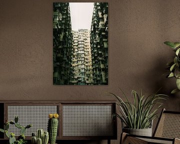 Verticale wereld: architectuur en leven in de flatgebouwen van Hongkong van NZME Photography