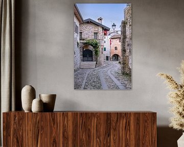 Oude straat in Cividale van Sander Groenendijk
