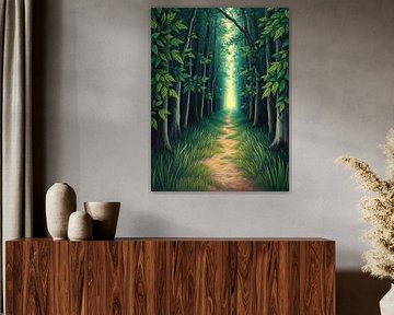 Le chemin de la forêt enchantée vers Lumina : un voyage verdoyant vers la lumière
