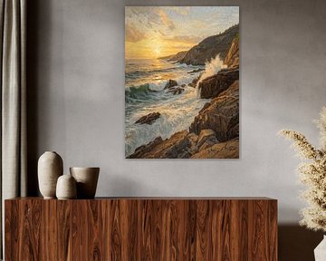 La côte du soleil couchant : L'heure d'or