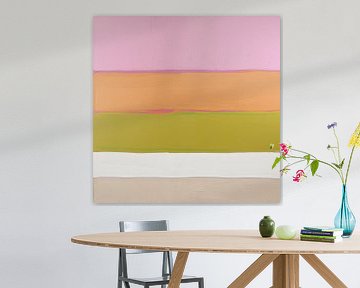 Layers of colour in peace and harmony