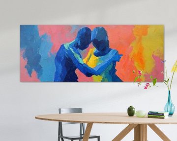 Tanzen in leuchtenden Farben