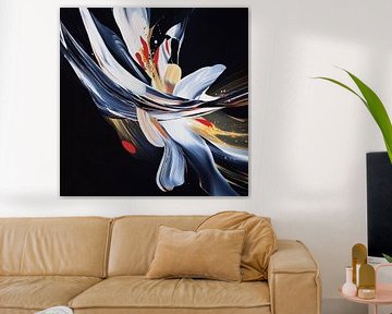 Explosion of energy in flowing lines by Color Square