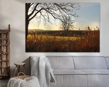 Paysage d'automne dans la Rhön