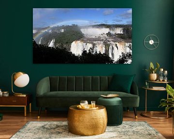 Die Iguazu-Wasserfälle an der Grenze zwischen Brasilien und Argentinien von Rini Kools