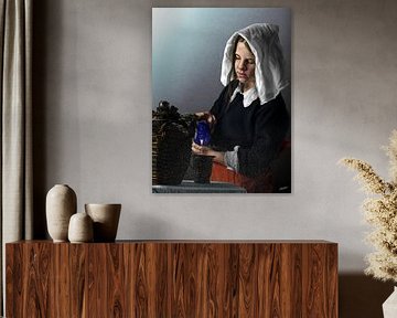 Het melkmeisje opnieuw verbeeld