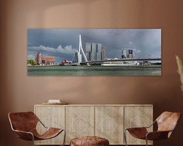 Storm over Rotterdam van Richard Wareham