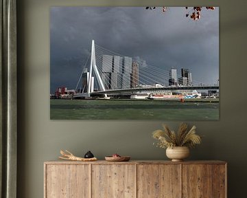 Storm over Rotterdam van Richard Wareham