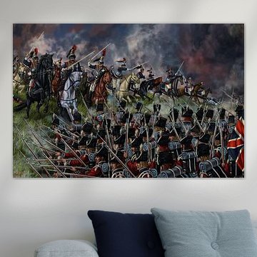 La charge à Waterloo