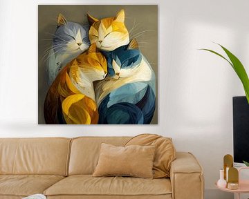 The Four Cat Musketeers by Karina Brouwer