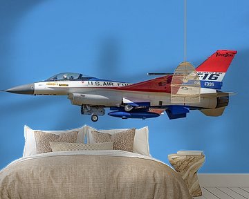 U.S. Air Force F-16 Viper Demonstration Team 2024.