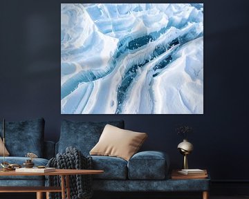 Hintergrund der natürlichen Eisoberflächenstruktur