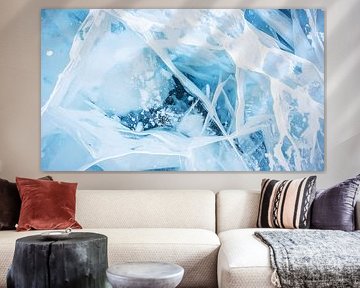 Background of the natural ice surface structure