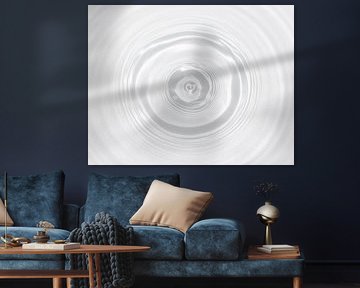 White transparent water shadow