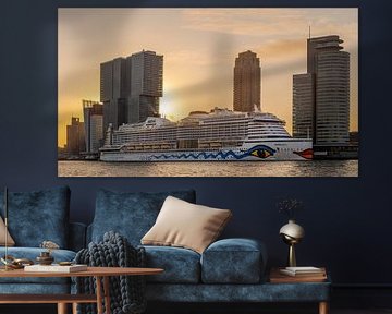Die AIDA perla in Rotterdam