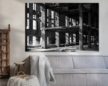 An abandoned factory building by Elly de Vries