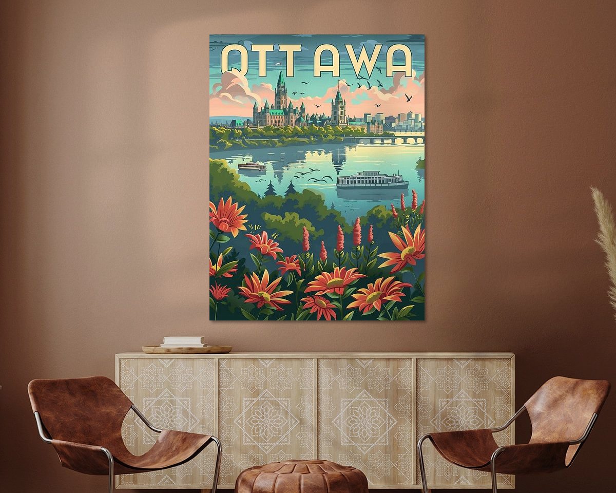 Example of the artwork in a room