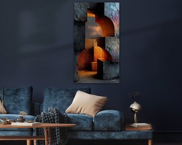 formes et textures abstraites sur Gelissen Artworks