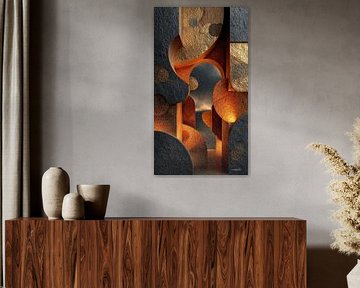 formes et textures abstraites sur Gelissen Artworks
