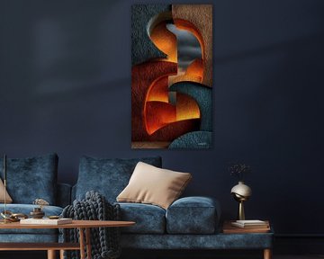 formes et textures abstraites sur Gelissen Artworks