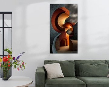 formes et textures abstraites sur Gelissen Artworks