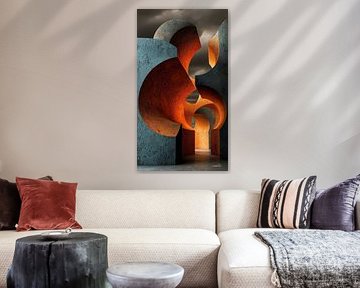 formes et textures abstraites sur Gelissen Artworks