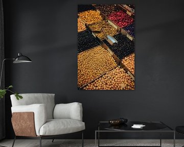 Les couleurs de la diversité : le marché des olives en Turquie sur NZME Photography