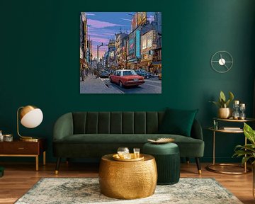 Straßen im Zwielicht von Art Lovers