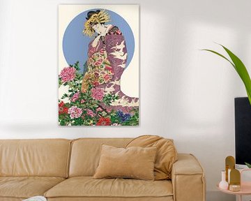 Japanese Blue Moon van Marja van den Hurk
