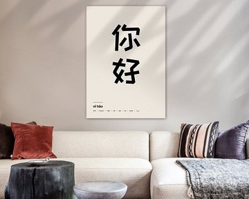 Ni Hǎo Poster by AchtNegen