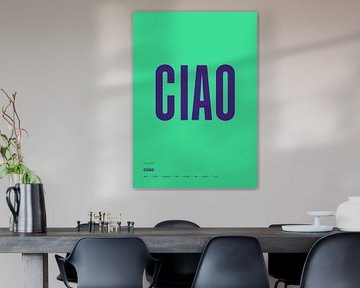 Ciao Poster by AchtNegen