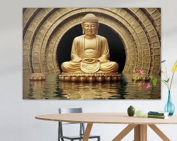 Boeddha spiritueel van Egon Zitter
