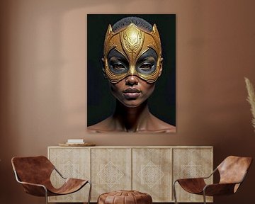 Masque à paillettes