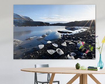 Skaftafellsjökull - Ijsland van Christa Clerx