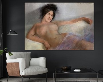 Liggend model, Pierre Carrier-Belleuse