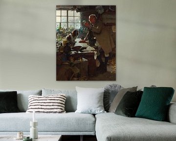 Het resultaat van een luxe leven, Frederick Hall