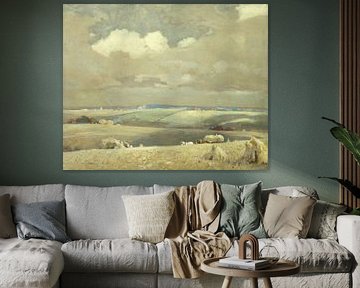 Wolkenschaduwen in de Lambourne-vallei, Frederick Hall