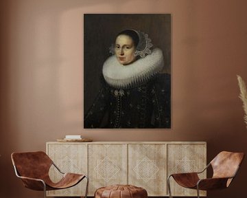 Portret van Hendrickje Uylenburgh, Wybrand de Geest